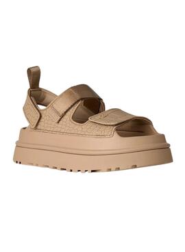 Sandalen UGG GoldenGlow geprägt in Toast für Damen