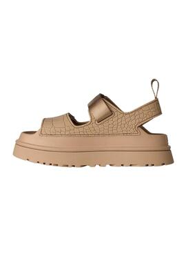 Sandalen UGG GoldenGlow geprägt in Toast für Damen