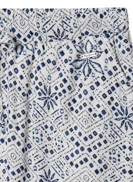 Hose Pepe Jeans Irma mit Blumenmuster für Mädchen.