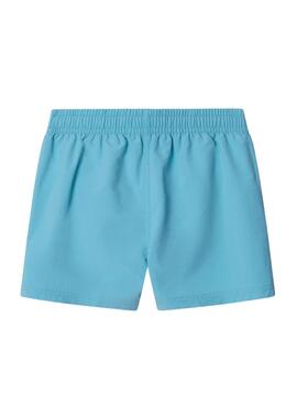 Pepe Jeans Badehose mit blauem Logo-Print für Jungen.