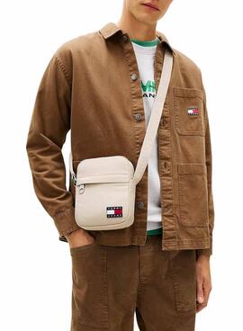 Tasche Tommy Jeans Reporter Essential Ripstop Beige für Herren