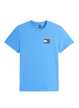 T-Shirt Tommy Jeans Essential Flag in Blau für Herren