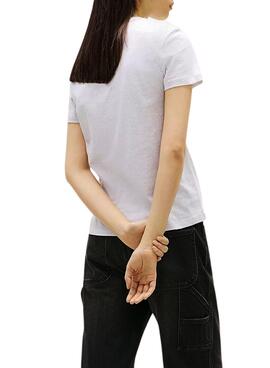 T-Shirt Tommy Jeans Bubble grau für Damen