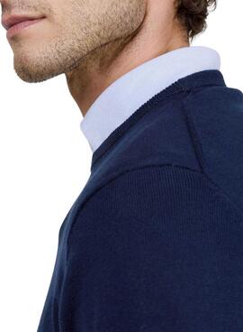 Pullover El Ganso Marineblau für Herren