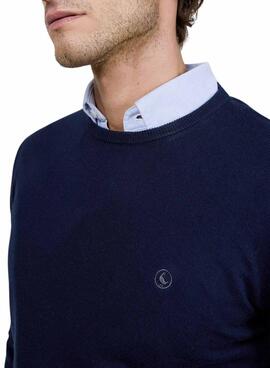 Pullover El Ganso Marineblau für Herren