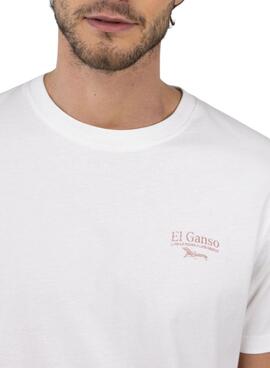 T-Shirt El Ganso Hamacas weiß für Herren