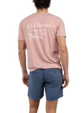 T-Shirt El Ganso Hängematten rosa für Herren