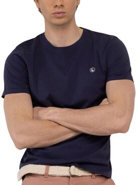 T-Shirt El Ganso Dyed in Marineblau für Herren.