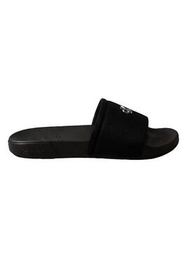Sandalen Calvin Klein Jeans Slide Canvas Schwarz für Damen
