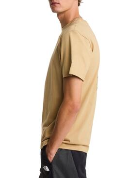 T-Shirt The North Face Denali beige für Herren