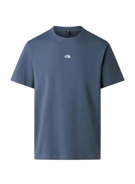 T-Shirt The North Face minimalistisch blau für Herren.