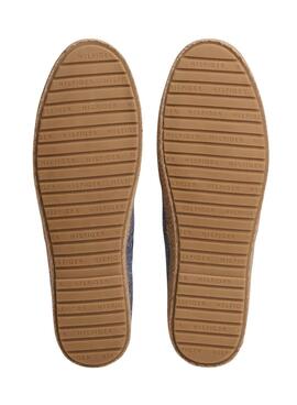 Espadrilles Tommy Hilfiger Chambray Marine für Männer.