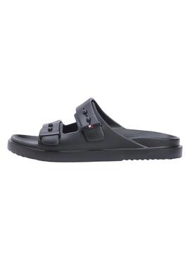 Sandalen Tommy Hilfiger Light verstellbar mit Schnallen Schwarz für Herren