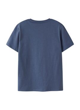 T-shirt Name It Dobs in Marineblau für Jungen.