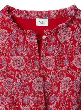 Pepe Jeans Kleid Iliana rot für Mädchen.