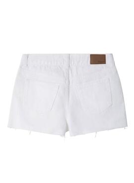 Pepe Jeans A-Line Jeans-Shorts in Weiß für Mädchen
