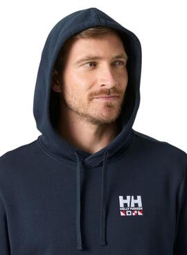 Helly Hansen Shoreline Kapuzenpullover Marineblau für Herren.