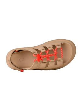 Sandalen UGG GoldenGlow Toggle in Toast für Damen