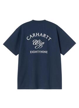 T-shirt Carhartt Eightynine blau für Herren.