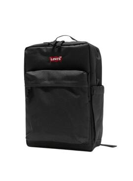 Rucksack Levis Standard schwarz für Damen und Herren.