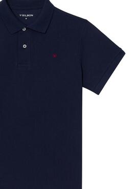 Polo Silbon klassisch marineblau für Herren
