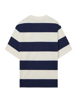 T-Shirt Silbon Special Fit Boxy Streifen für Herren