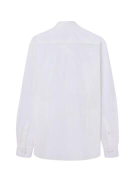 Hemd Silbon Sport Leinen weiß für Herren