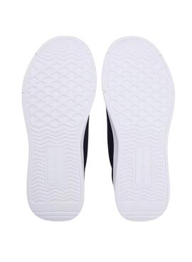 Turnschuhe Tommy Hilfiger Knitted Runner blau für Herren.