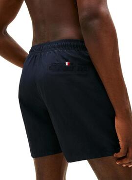 Badeanzug Tommy Hilfiger mit marineblauem Logo für Herren