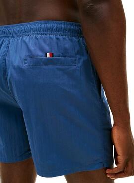 Badehose von Tommy Hilfiger mit blauem Logo für Herren.