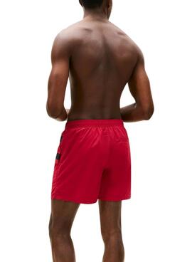 Badehose Tommy Hilfiger Flagge rot für Herren