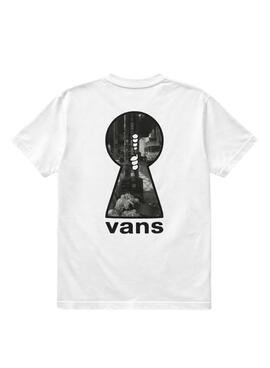 T-Shirt Vans Keyhole weiß für Herren.