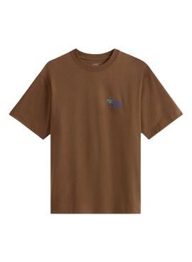 Vans Bar Hopper T-Shirt braun für Männer.