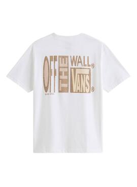 T-Shirt Vans Stretch Srack weiß für Herren.