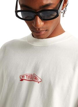 T-Shirt Vans Buckled weiß für Herren.