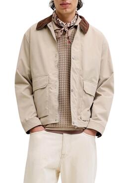 Polo Jack und Jones Nantucket beige für Herren