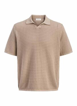 Polo Jack und Jones Nantucket beige für Herren
