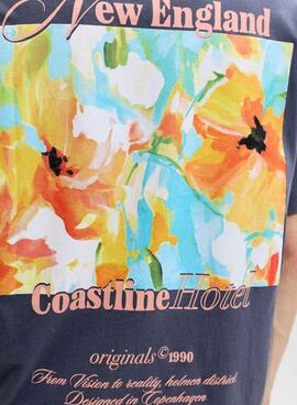 T-Shirt Jack and Jones Montauk in Marineblau für Herren