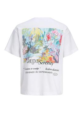 T-Shirt Jack and Jones Montauk weiß für Männer