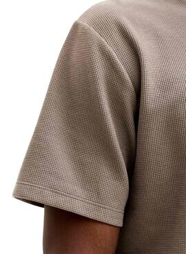 T-Shirt Jack and Jones Austin in Taupe für Herren