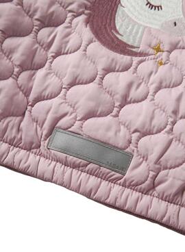 Gepolsterte Jacke Name It Marlon in Rosa für Mädchen.