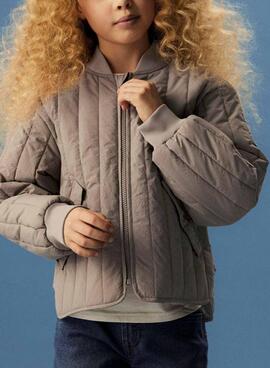 Jacke Name It Melody braun für Mädchen