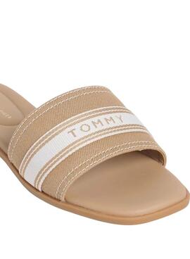 Tommy Hilfiger Sandalen Maultiere in Beige für Damen
