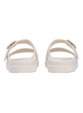 Sandalen Tommy Hilfiger Light Doppelriemen Beige für Damen.