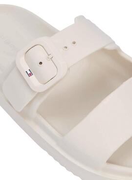 Sandalen Tommy Hilfiger Light Doppelriemen Beige für Damen.