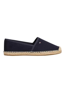 Espadrilles Tommy Hilfiger Flag Leinwand Marine für Damen