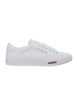 Sneaker Tommy Hilfiger Vulc Core aus weißem Leder für Herren