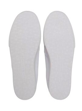 Sneaker Tommy Hilfiger Vulc Core aus weißem Leder für Herren