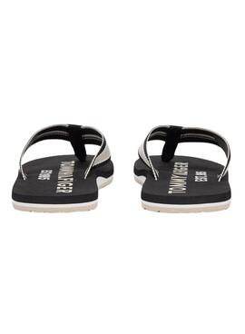 Tommy Hilfiger Sporty schwarze Flip-Flops für Herren.