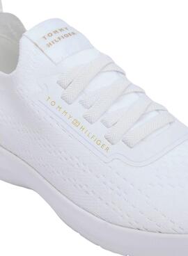 Sneakers Tommy Hilfiger Knit Extralight weiß für Frauen
